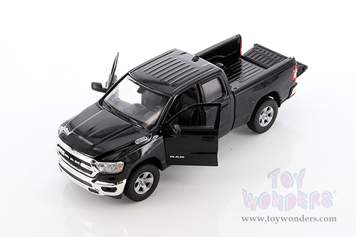Welly - Dodge Ram 1500 Pickup Truck (2019,1/27 scale diecast model car, Maroon) 24104WBK