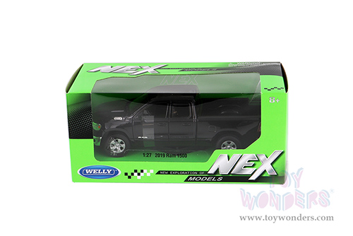 Welly - Dodge Ram 1500 Pickup Truck (2019,1/27 scale diecast model car, Maroon) 24104WBK