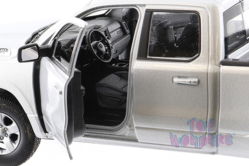 Welly - Dodge Ram 1500 Pickup Truck (2019,1/27 scale diecast model car, Silver) 24104WSV