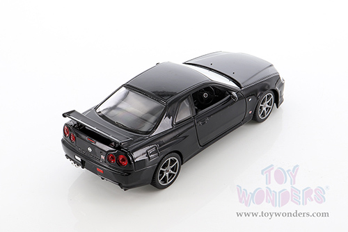 Welly - Nissan Skyline GT-R (R34) Hardtop (1/24 scale diecast model car, Asstd.) 24108/4D