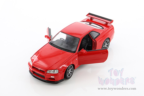 Welly - Nissan Skyline GT-R (R34) Hardtop (1/24 scale diecast model car, Asstd.) 24108/4D