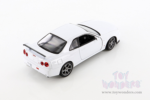 Welly - Nissan Skyline GT-R (R34) Hardtop (1/24 scale diecast model car, Asstd.) 24108/4D