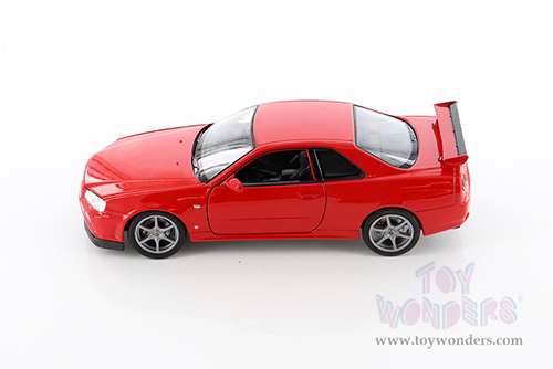 Welly - Nissan Skyline GT-R (R34) Hardtop (1/24 scale diecast model car, Red) 24108WR
