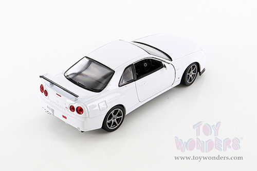 Welly - Nissan Skyline GT-R (R34) Hardtop (1/24 scale diecast model car, White) 24108WWT