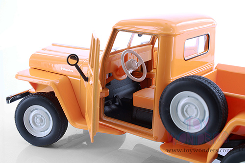 Welly - Jeep® Willys Pickup Truck (1947, 1/24 Scale diecast model car, Asstd.) 24116/4D