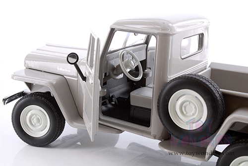 Welly - Jeep® Willys Pickup Truck (1947, 1/24 Scale diecast model car, Asstd.) 24116/4D