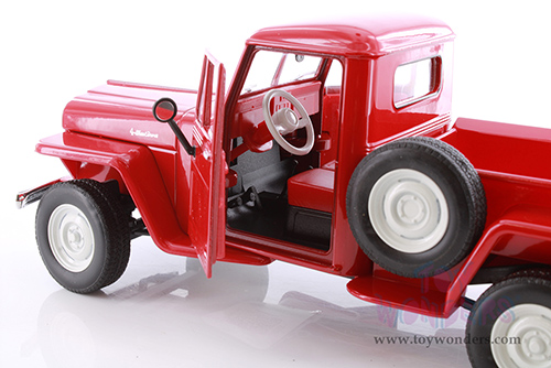 Welly - Jeep® Willys Pickup Truck (1947, 1/24 Scale diecast model car, Asstd.) 24116/4D