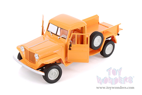 Welly - Jeep® Willys Pickup Truck (1947, 1/24 Scale diecast model car, Asstd.) 24116/4D