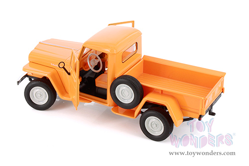 Welly - Jeep® Willys Pickup Truck (1947, 1/24 Scale diecast model car, Asstd.) 24116/4D