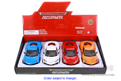 Showcasts® Collectibles - Chevrolet® Corvette® Z06 Hardtop (2023, 1/24 scale diecast model car, Asstd.) 24120/4D MAP: $19.99