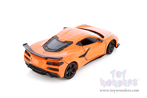 Welly - Chevrolet® Corvette® Z06 Hardtop (2023, 1/24 scale diecast model car, Orange) 24120WOR