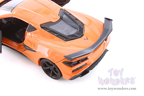 Welly - Chevrolet® Corvette® Z06 Hardtop (2023, 1/24 scale diecast model car, Orange) 24120WOR