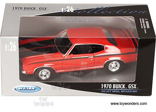 Welly - Buick GSX Hard Top (1970, 1:24, Red) 2433