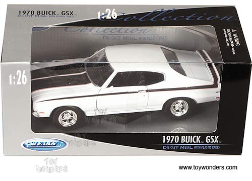 Welly - Buick GSX Hard Top (1970, 1:24, White) 2433