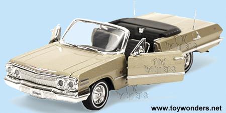 Welly - Chevy Impala Convertible (1963, 1:26, Asstd.) 2434/4D