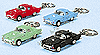 Show product details for Kinsmart - Ford Thunderbird Key Chains (1955, Asstd.) 2519DK