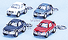 Show product details for Kinsmart - Toyota Rav4 Key Chains (1:58, Asstd.) 2529DK