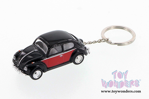 Kinsmart - Volkswagen Classical  Beetle Key Chain (1967, 1/64 Scale diecast model car, Asstd.) 2540DCK/2K