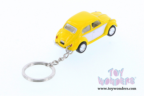 Kinsmart - Volkswagen Classical  Beetle Key Chain (1967, 1/64 Scale diecast model car, Asstd.) 2540DCK/2K