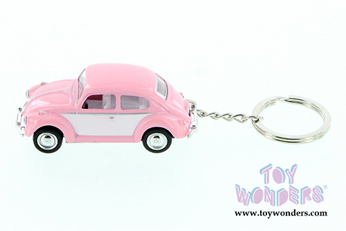Kinsmart - Volkswagen Classical  Beetle Key Chain (1967, 1/64 Scale diecast model car, Asstd.) 2540DCK/2K