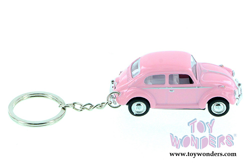 Kinsmart - Volkswagen Classical  Beetle Key Chain (1967, 1/64 Scale diecast model car, Asstd.) 2543DFK/2K