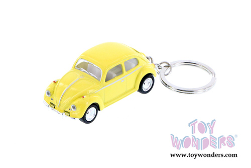 Kinsmart - Volkswagen Classical  Beetle Key Chain (1967, 1/64 Scale diecast model car, Asstd.) 2543DFK/2K