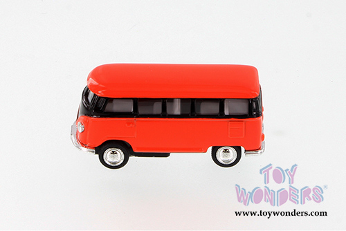 Kinsmart - Volkswagen Classic Bus (1962, 2.5" diecast model car, Asstd.) 2545D