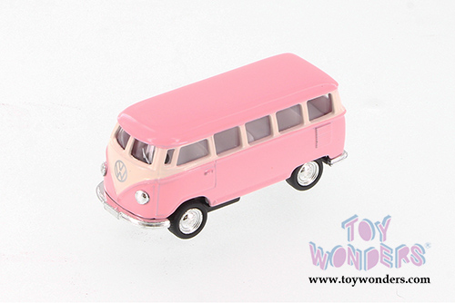 Kinsmart - Volkswagen Classic Bus (1962, 2.5" diecast model car, Asstd.) 2546D