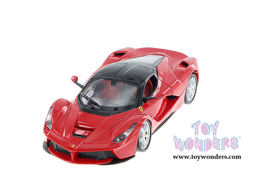 BBurago Ferrari Race & Play - LaFerrari F70 Hard Top (1/24 scale diecast model car, Red) 26001D