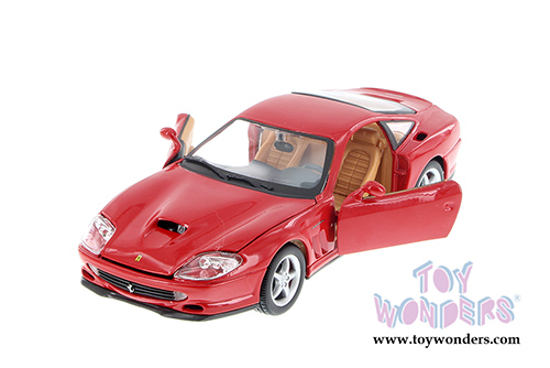 BBurago Ferrari Race & Play - Ferrari 550 Maranello Hard Top (1/24 scale diecast model car, Red) 26004D