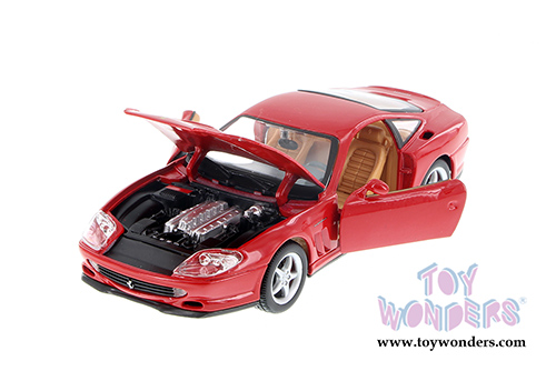 BBurago Ferrari Race & Play - Ferrari 550 Maranello Hard Top (1/24 scale diecast model car, Red) 26004D