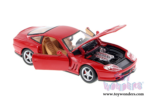 BBurago Ferrari Race & Play - Ferrari 550 Maranello Hard Top (1/24 scale diecast model car, Red) 26004D