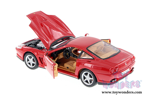 BBurago Ferrari Race & Play - Ferrari 550 Maranello Hard Top (1/24 scale diecast model car, Red) 26004D