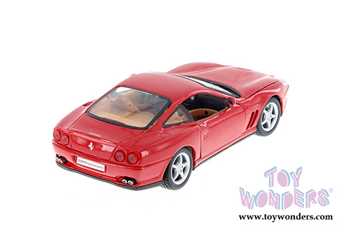 BBurago Ferrari Race & Play - Ferrari 550 Maranello Hard Top (1/24 scale diecast model car, Red) 26004D