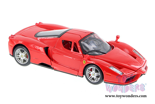 BBurago Ferrari Race & Play - Ferrari Enzo Hard Top (1/24 scale diecast model car, Red) 26006D