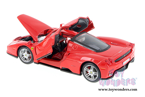 BBurago Ferrari Race & Play - Ferrari Enzo Hard Top (1/24 scale diecast model car, Red) 26006D