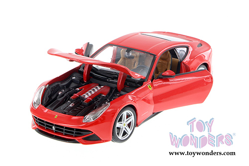 BBurago Ferrari Race & Play -  Ferrari F12 Berlinetta Hardtop (1/24 scale diecast model car, Red) 26007D