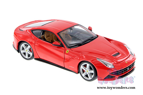 BBurago Ferrari Race & Play -  Ferrari F12 Berlinetta Hardtop (1/24 scale diecast model car, Red) 26007D