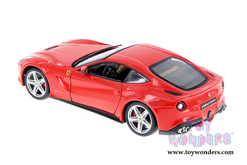 BBurago Ferrari Race & Play -  Ferrari F12 Berlinetta Hardtop (1/24 scale diecast model car, Red) 26007D