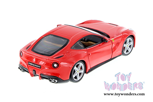BBurago Ferrari Race & Play -  Ferrari F12 Berlinetta Hardtop (1/24 scale diecast model car, Red) 26007D