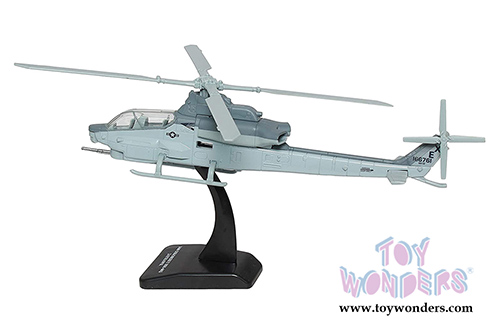 New Ray - Sky Pilot Bell AH-1Z Cobra Helicopter (1/55 Scale diecast model, Gray) 26123