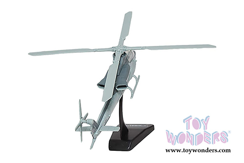 New Ray - Sky Pilot Bell AH-1Z Cobra Helicopter (1/55 Scale diecast model, Gray) 26123