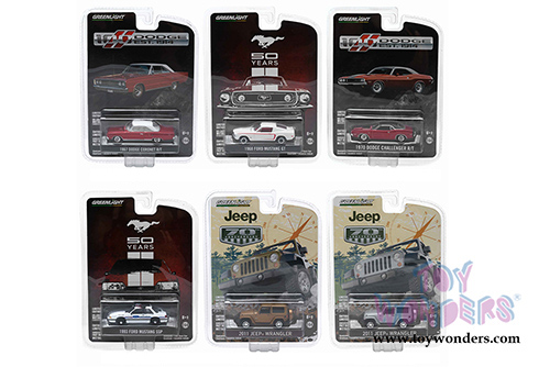 Greenlight - Anniversary Collection Series 2 (1/64 scale diecast model car, Asstd.) 27770/48
