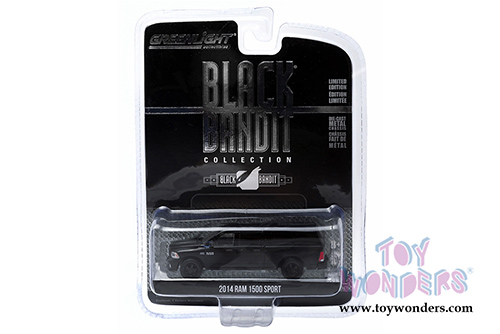 Greenlight Black Bandit Series 12 (1/64 scale diecast model car, Black) 27780/48