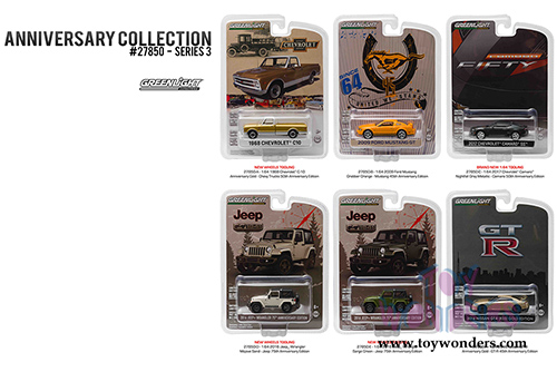 Greenlight - Anniversary Collection Series 3 (1/64 scale diecast model car, Asstd.) 27850/48