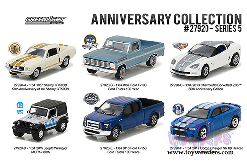 Greenlight - Anniversary Collection Series 5 (1/64 scale diecast model car, Asstd.) 27920/48