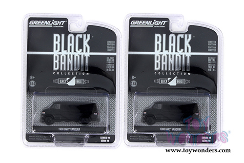 Greenlight Black Bandit Series 19 | GMC&reg; Vandura (1980, 1/64 scale diecast model car, Black) 27950C/48