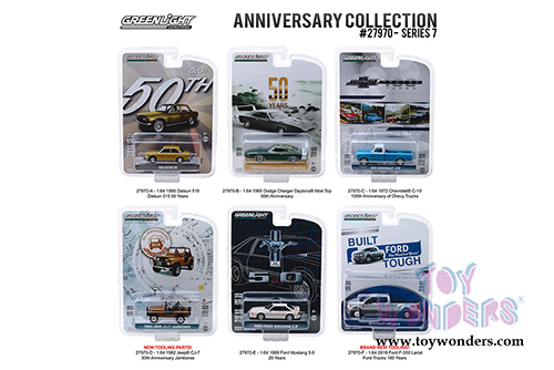 Greenlight - Anniversary Collection Series 7 (1/64 scale diecast model car, Asstd.) 27970/48