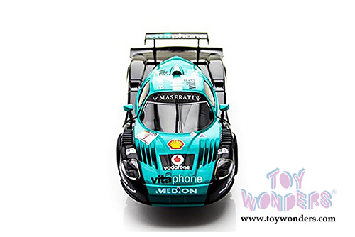 BBurago Race - Maserati MC12 Race Car #1 (1/24 scale diecast model car, Blue) 28004BU