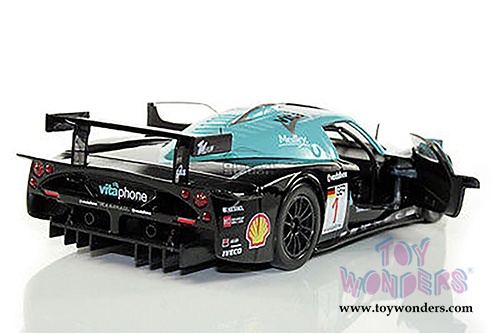 BBurago Race - Maserati MC12 Race Car #1 (1/24 scale diecast model car, Blue) 28004BU